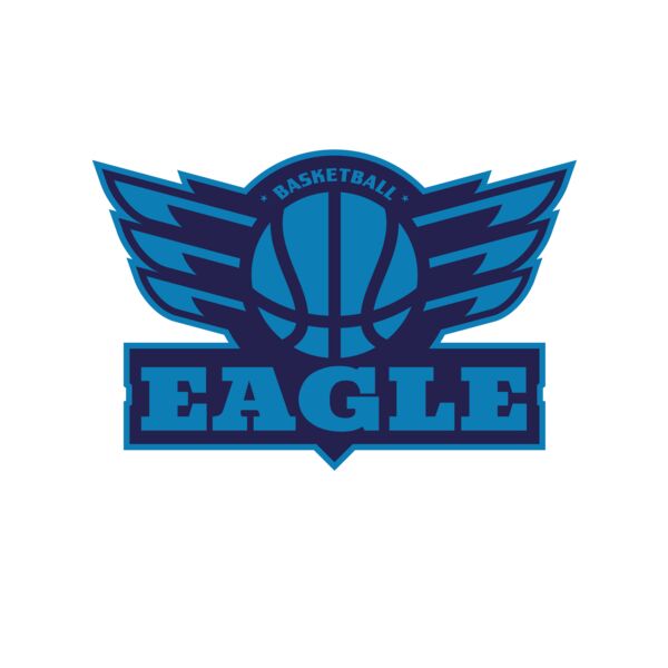 Eagle Basketball Logo Template Miniaturansicht