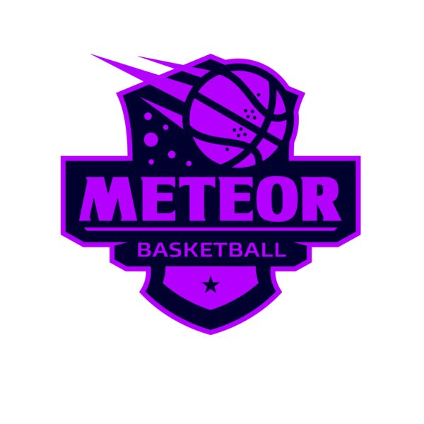 Meteor Basketball logo template Miniaturansicht