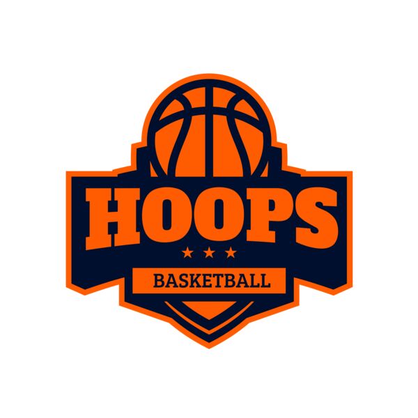 Hoops Basketball logo template 03 Miniaturansicht