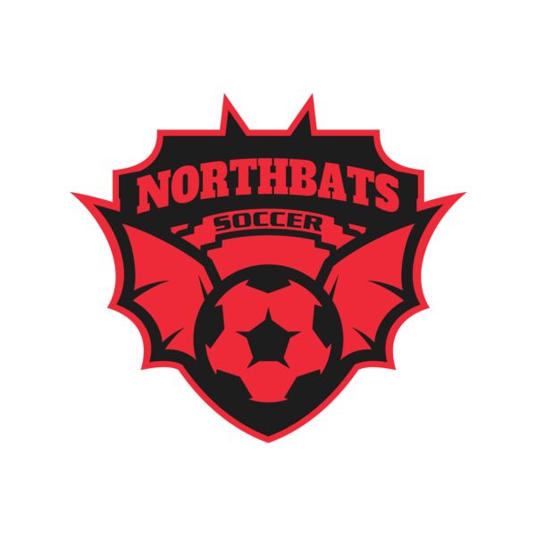 North bats Tournament Soccer logo template Miniaturansicht