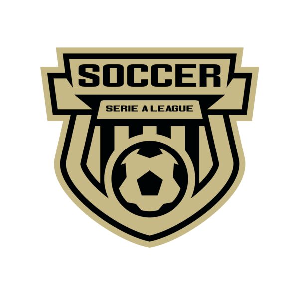 Serie a league soccer logo template Miniaturansicht