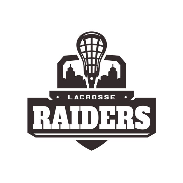Raiders Lacrosse Logo Template Miniaturansicht