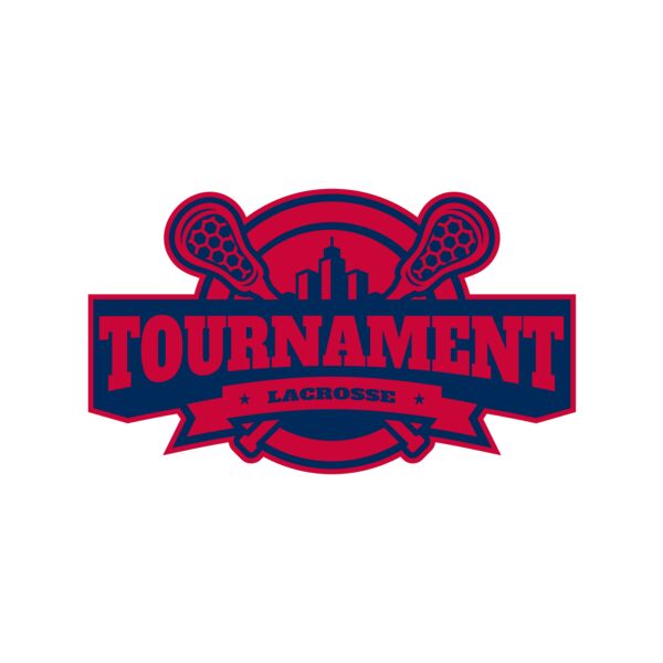 Tournament Lacrosse Logo Template Miniaturansicht