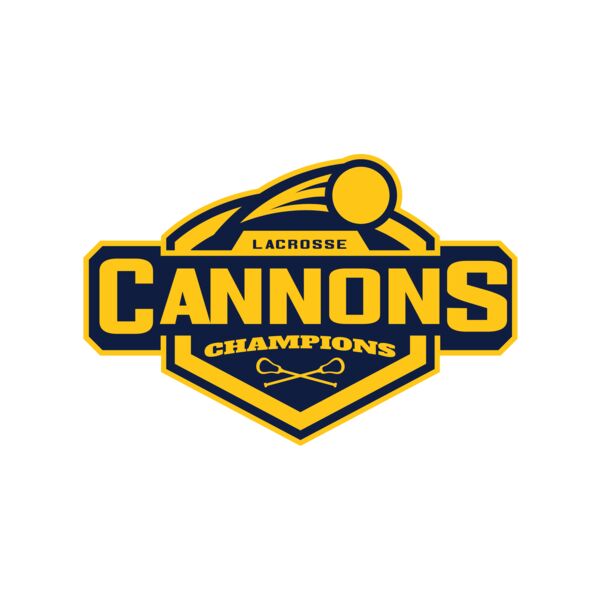 Cannons Champions Lacrosse Logo Template Miniaturansicht