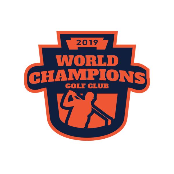 World Champions Golf club logo template Miniaturansicht