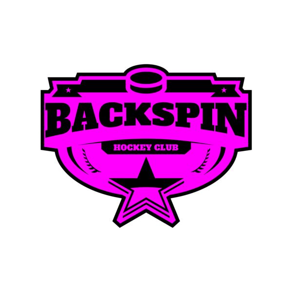 Backspin Hockey Club logo template Miniaturansicht