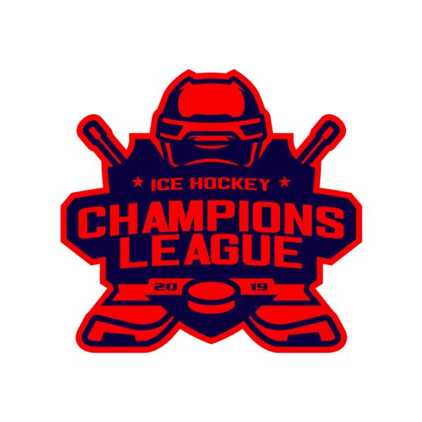 Champions League Ice Hockey logo template Miniaturansicht
