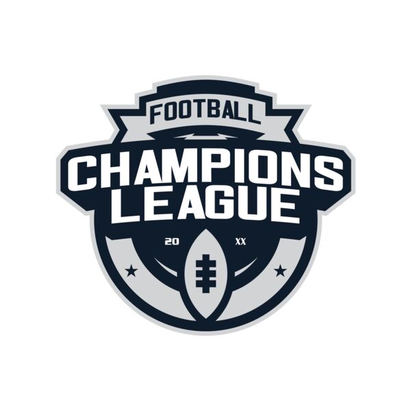 Champions League Football logo template Miniaturansicht