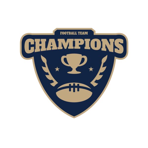 Champions Football Team logo template Miniaturansicht