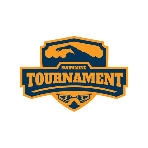 Swimming Tournament logo template 02 Miniaturansicht