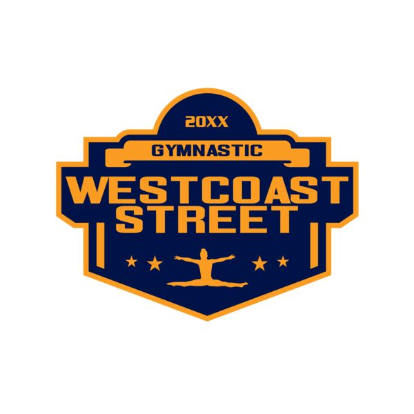 West Coast Street Gymnastic logo template 02 Miniaturansicht