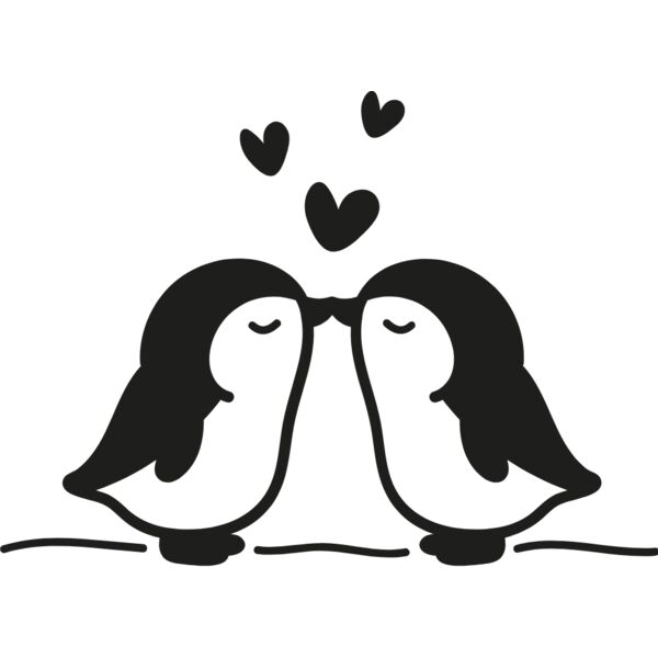 Pinguin Liebe  Miniaturansicht