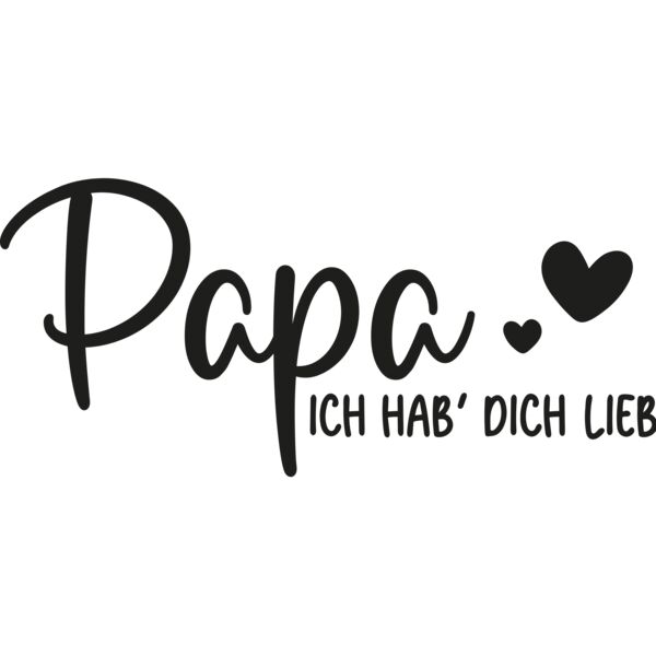 Papa ich hab dich lieb Miniaturansicht