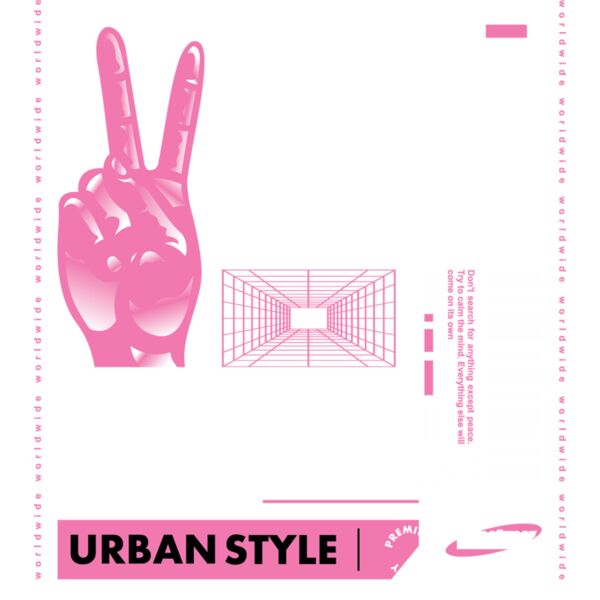 Peace pink Miniaturansicht